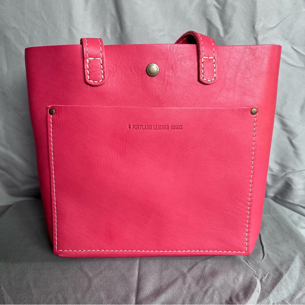 Portland Leather Goods Tulip *Pink* Mini Snap Crossbody